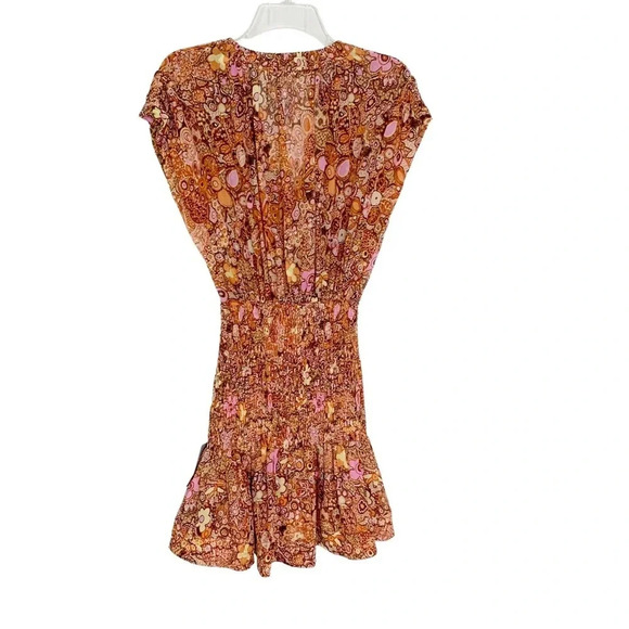 A.L.C. Silk Carly Floral Smocked Mini Dress Size 00 NWT - Picture 5 of 15